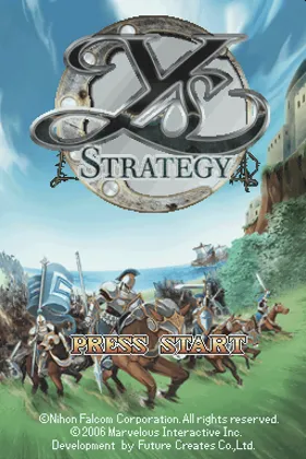 Ys Strategy (Japan) screen shot title